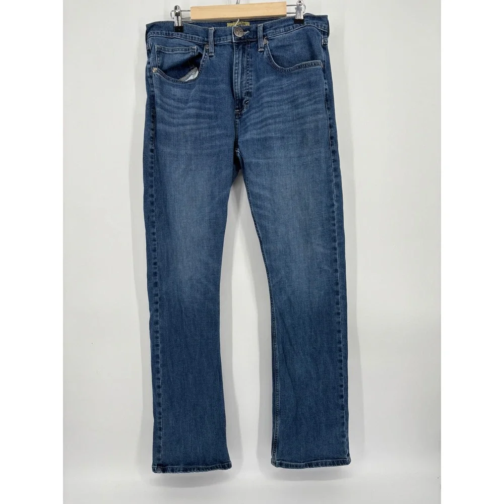 Wrangler 20X Style 42 Vintage Boot Jeans Mens 34x36 Blue Denim Western Cut